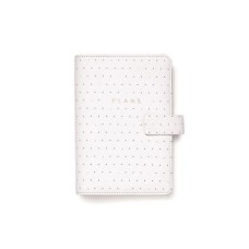 Kalendárium, gyűrűs, betétlapokkal, personal méret, FILOFAX "Moonlight", fehér