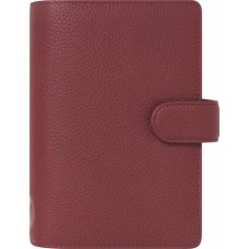 Kalendárium, gyűrűs, betétlapokkal, personal méret, FILOFAX "Norfolk", bordó