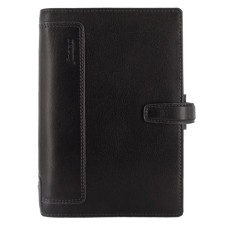 Kalendárium, gyűrűs, betétlapokkal, personal méret, FILOFAX, "Holborn", fekete