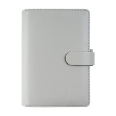 Kalendárium, gyűrűs, betétlapokkal, A5 méret, FILOFAX "Saffiano", gránit