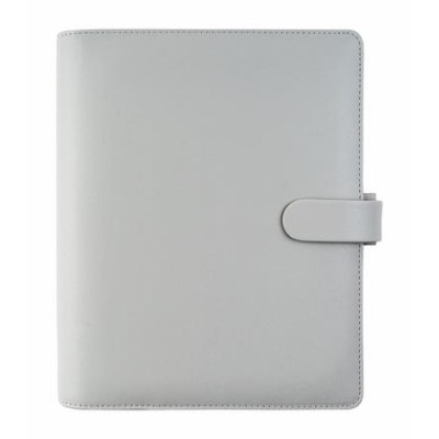 Kalendárium, gyűrűs, betétlapokkal, personal méret, FILOFAX "Saffiano", gránit
