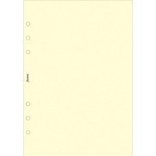 Kalendárium betét, jegyzetlap, personal méret, sima, FILOFAX, krémszín