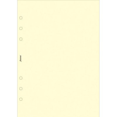 Kalendárium betét, jegyzetlap, personal méret, sima, FILOFAX, krémszín