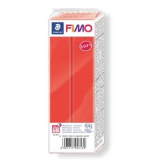 Gyurma, 454 g, égethető, FIMO "Soft", indián piros