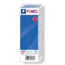 Gyurma, 454 g, égethető, FIMO "Soft", ragyogókék