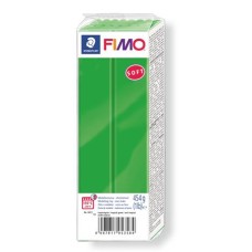 Gyurma, 454 g, égethető, FIMO "Soft", trópusi zöld