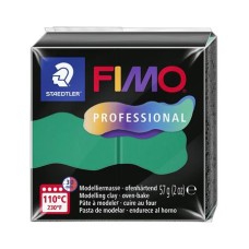 Gyurma, 57 g, égethető, FIMO "Professional", zöld