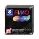 Gyurma, 57 g, égethető, FIMO "Professional", fekete