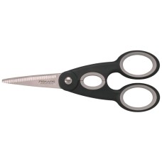 Olló, konyhai, 22 cm FISKARS "Functional ReNew", fekete