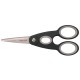 Olló, konyhai, 22 cm FISKARS "Functional ReNew", fekete