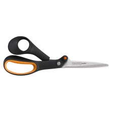 Olló, barkács, 21 cm, FISKARS "Amplify", fekete