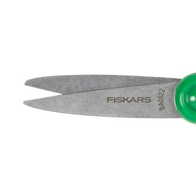 Olló, iskolai, 15 cm, FISKARS, zöld