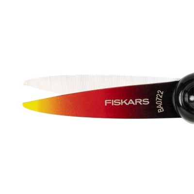 Olló, iskolai, 15 cm, FISKARS, ombré piros