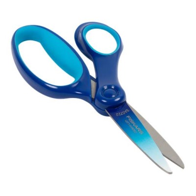 Olló, iskolai, 15 cm, balkezes, FISKARS, ombré kék Olló, iskolai, 15 cm, balkezes, FISKARS, ombré kék