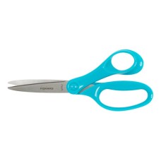 Olló, iskolai, 18 cm, FISKARS, türkizkék