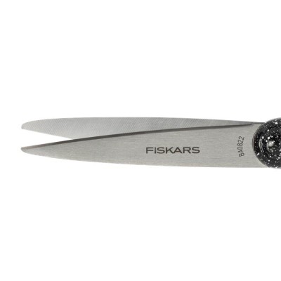 Olló, ifjúsági, 20 cm, FISKARS, foltos fekete