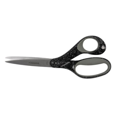 Olló, ifjúsági, 20 cm, FISKARS, foltos fekete