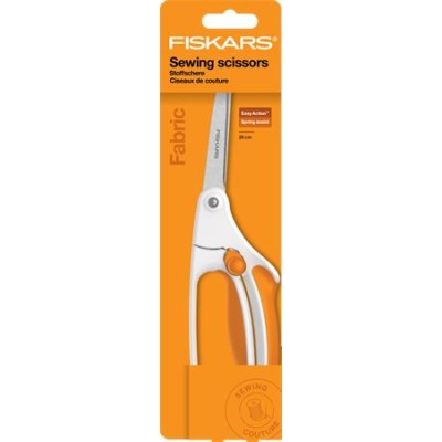 Varróolló, 26 cm, FISKARS "EasyAction™", narancssárga