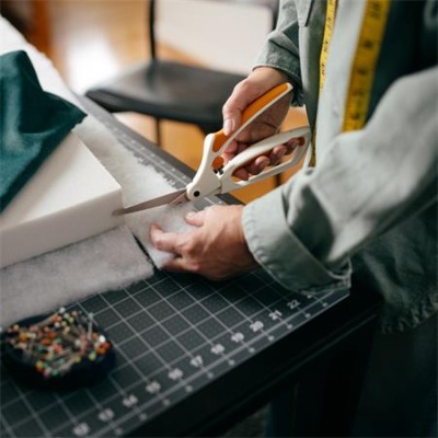 Varróolló, 26 cm, FISKARS "EasyAction™", narancssárga