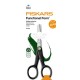 Olló, hobby, 13 cm, FISKARS "Functional Form Renew", fekete