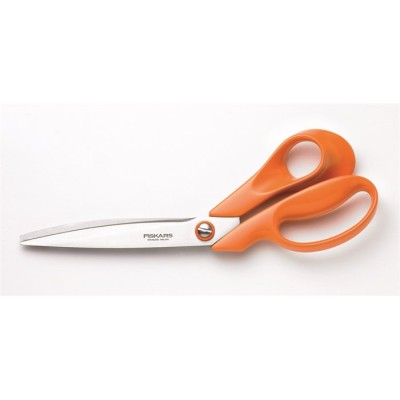 Szabóolló, 27 cm, FISKARS "Classic", narancssárga