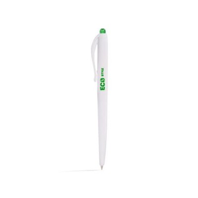 Golyóstoll, 0,25 mm, nyomógombos, FLEXOFFICE "FO-029 Eco Style", kék