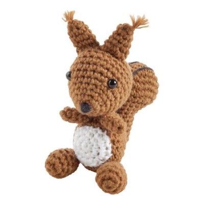 Mini horgolókészlet, FOLIA, mókus