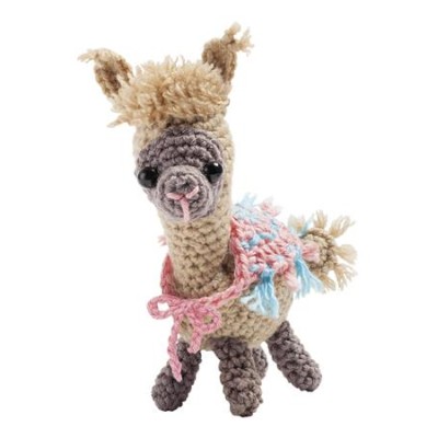 Mini horgolókészlet, FOLIA, láma