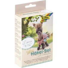 Mini horgolókészlet, FOLIA, láma