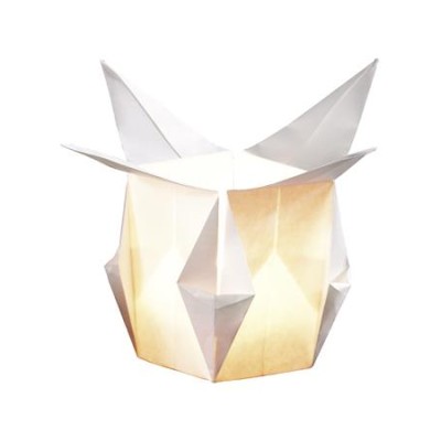 Origami papír, lámpáshoz, 30x30 cm, 80 g, 12 lap, FOLIA, fehér