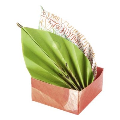 Origami papír, 15x15 cm, 80 g, 50 lap, FOLIA "Tropical", 10 különböző minta