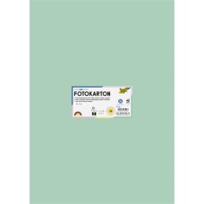 Dekorkarton, 2 oldalas, 50x70 cm, 300 g, 10 lap, FOLIA, menta