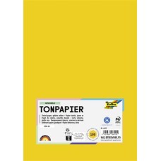 Színes papír, A4, 130 g, 100 lap, FOLIA, aranysárga