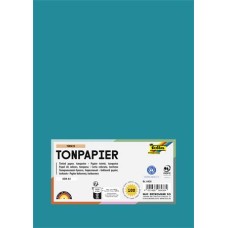 Színes papír, A4, 130 g, 100 lap, FOLIA, türkiz