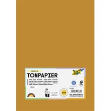 Színes papír, A4, 130 g, 100 lap, FOLIA, terrakotta