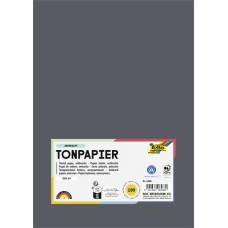 Színes papír, A4, 130 g, 100 lap, FOLIA, antracitszürke
