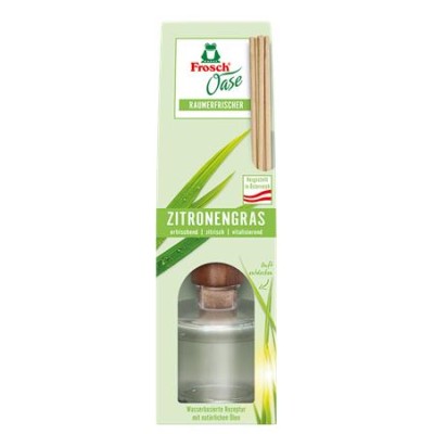 Légfrissítő, 90 ml, FROSCH "Oase", citromfű