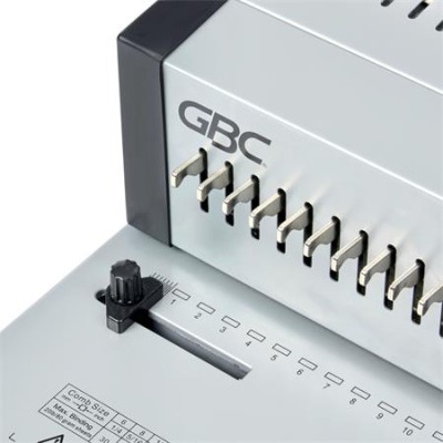 Spirálozógép, műanyag spirálkötéshez, manuális, 500 lap, GBC "CombBind CB25 Pro"
