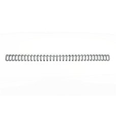 Spirál, fém, 3:1, 9,5 mm, 85 lap, GBC "WireBind", fekete