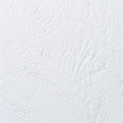 Hátlap, A4, 250 g, bőr mintázat, GBC "LeatherGrain", fehér