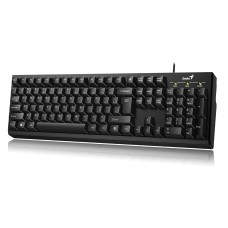 Billentyűzet, vezetékes, 12 funkciógomb, USB, GENIUS "Smart KB-100", fekete