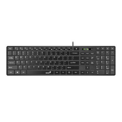 Billentyűzet, vezetékes, USB, HUN, GENIUS "Slimstar 126"