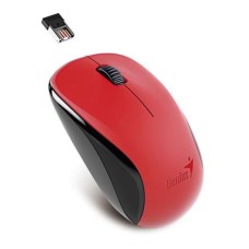 Egér, vezeték nélküli, optikai, normál méret, GENIUS "NX-7000" piros