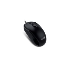 Egér, vezetékes, optikai, normál méret, USB, GENIUS "DX-120", fekete