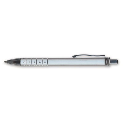 Golyóstoll, 0,6 mm, nyomógombos, vegyes színű fogórész, GRANIT "D550", kék