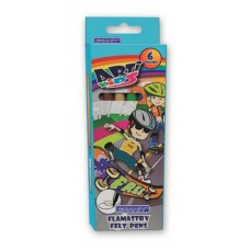 Filctoll készlet, GRANIT "Arti Kids", 6 különböző szín