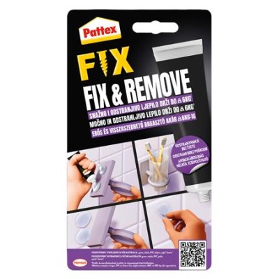 Ragasztó, építési-szerelési, 44 g, HENKEL "Pattex Fix & Remove"