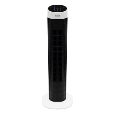 Oszlopventilátor, távirányítóval, 79 cm, 45 W, HOME, fekete