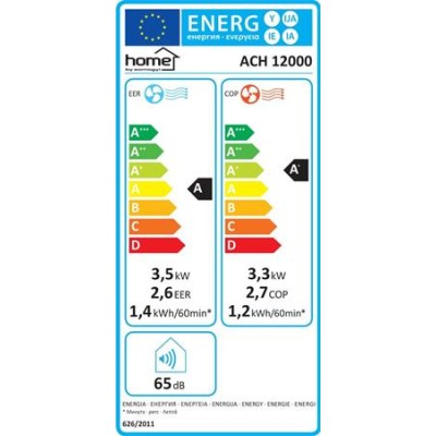 Mobil klíma, hűtő és fűtő, 3,5/3,3 kW, HOME