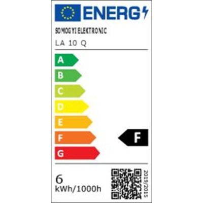 Asztali lámpa, LED, szabályozható, Qi töltővel, USB, HOME, fehér